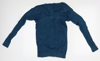 Glamorous Womens Blue   Cardigan Jumper Size 10