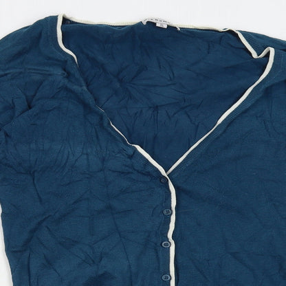 Glamorous Womens Blue   Cardigan Jumper Size 10