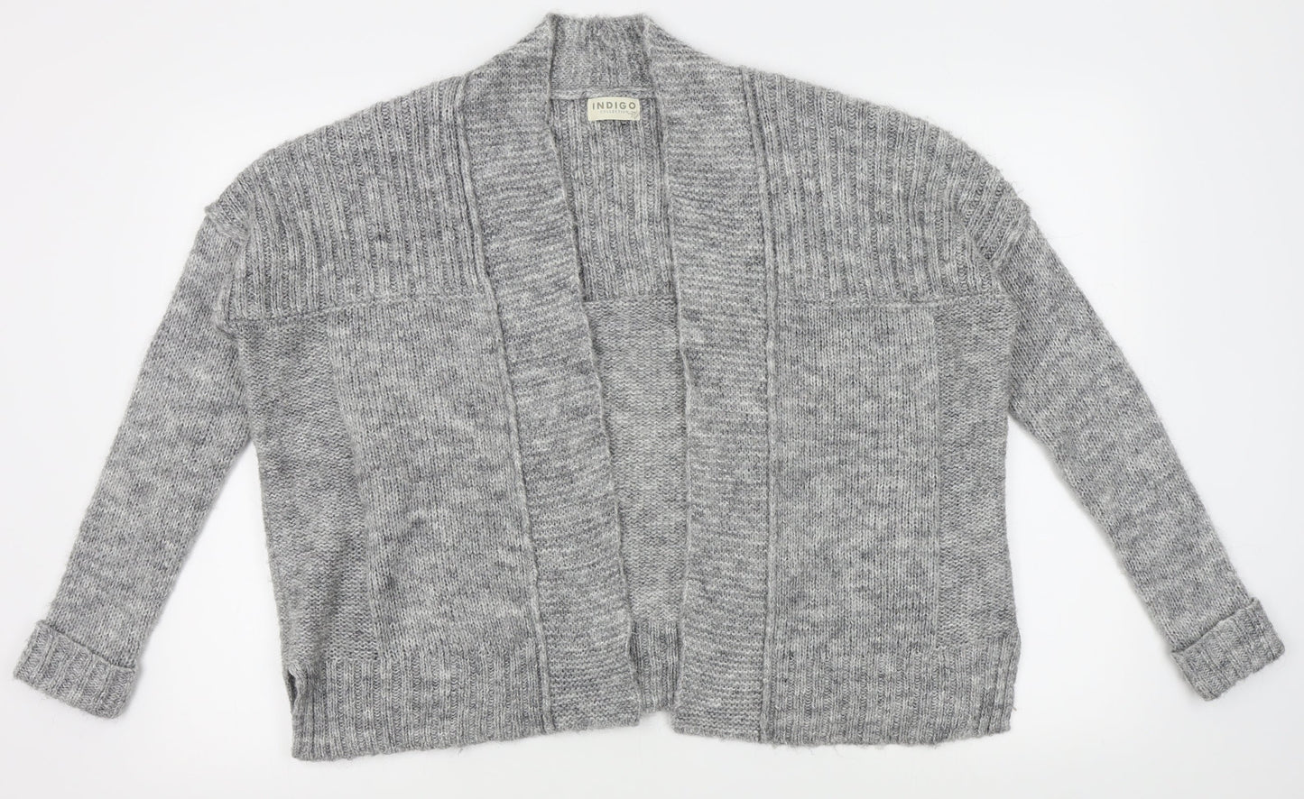 Womens UK Size 10 M&S Grey Cardigan Jumper