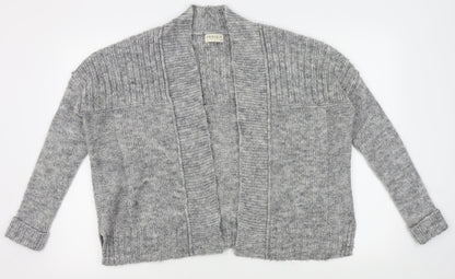 Womens UK Size 10 M&S Grey Cardigan Jumper