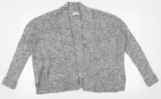 Womens UK Size 10 M&S Grey Cardigan Jumper
