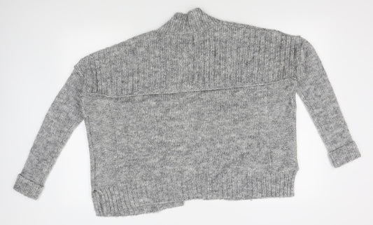 Womens UK Size 10 M&S Grey Cardigan Jumper