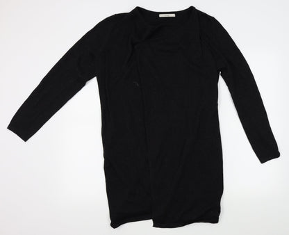 George Womens Black   Wrap Jumper Size 14