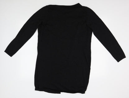 George Womens Black   Wrap Jumper Size 14