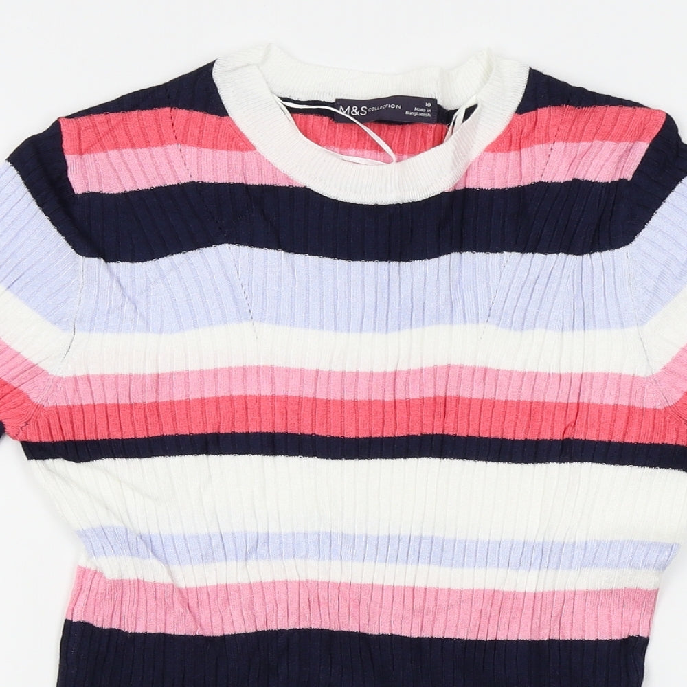 Womens UK Size 10 M&S Multicoloured Pullover Jumper