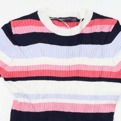 Womens UK Size 10 M&S Multicoloured Pullover Jumper