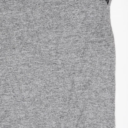 Miss Selfridge Womens Grey   Basic T-Shirt Size 10