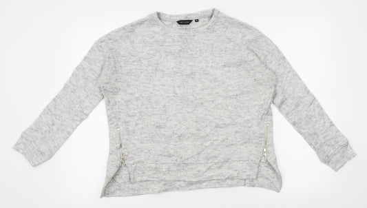 Womens UK Size 10 New Look Grey Pullover Jumper