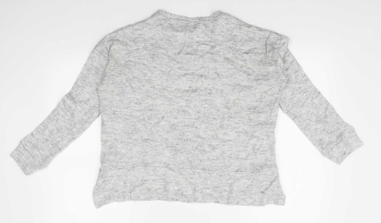 Womens UK Size 10 New Look Grey Pullover Jumper