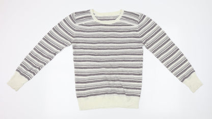 Womens UK Size 12 NEXT White Pullover Jumper