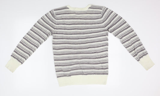Womens UK Size 12 NEXT White Pullover Jumper