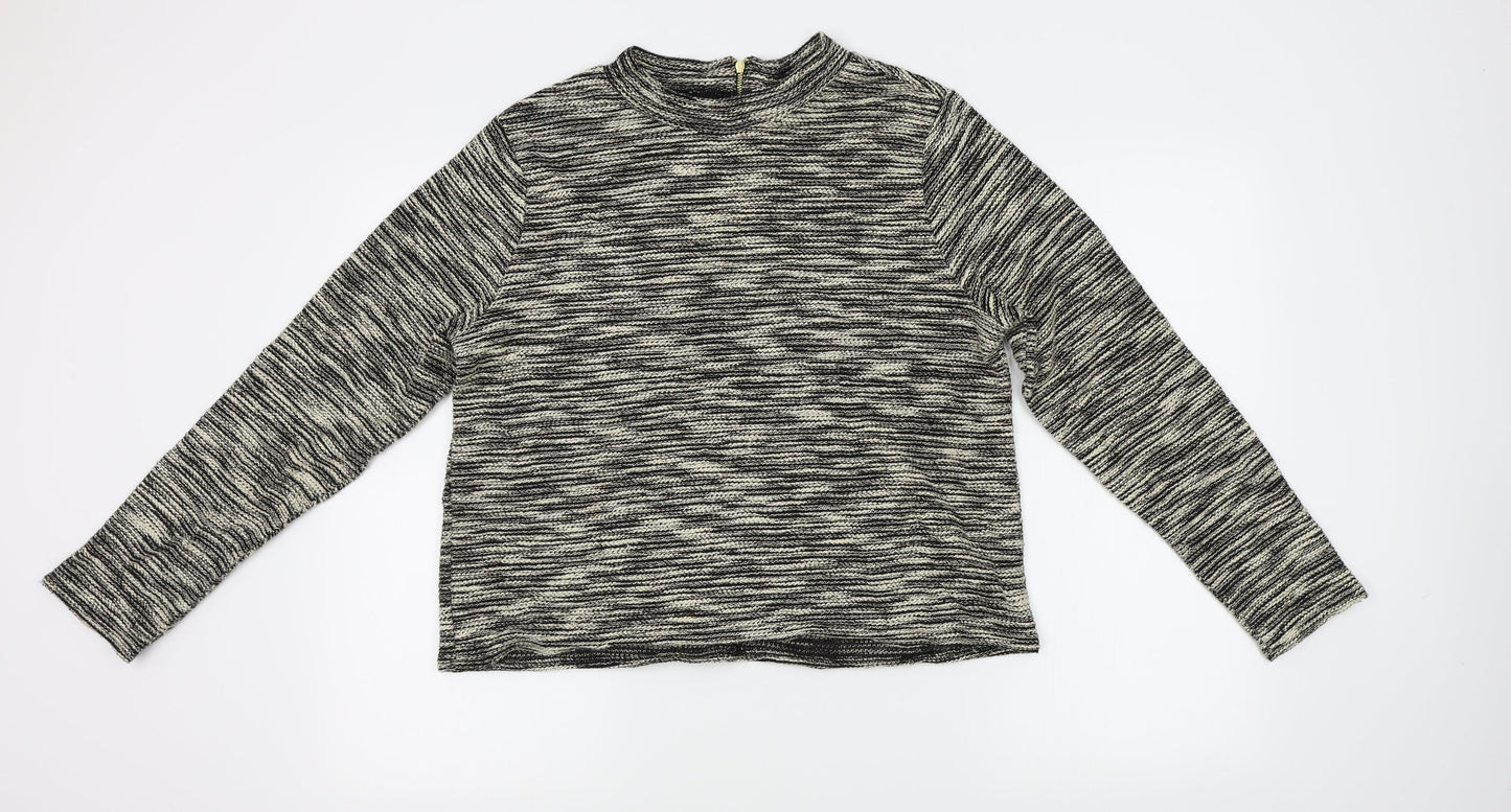 Womens UK Size L H&M Grey Pullover Jumper