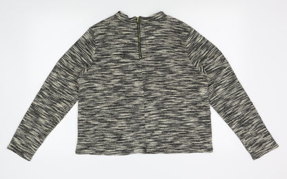 Womens UK Size L H&M Grey Pullover Jumper