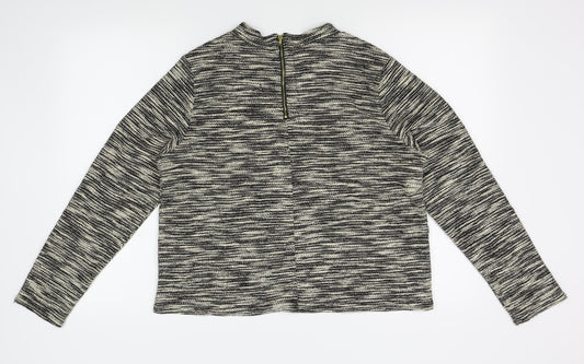 Womens UK Size L H&M Grey Pullover Jumper