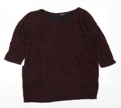 Luca Vanucci Womens Red   Pullover Jumper Size M