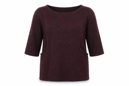 Womens UK Size M Luca Vanucci Red Pullover Jumper