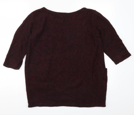 Luca Vanucci Womens Red   Pullover Jumper Size M