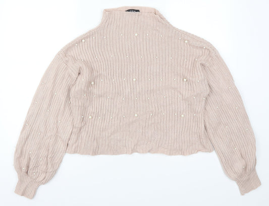 SheIn Womens Pink   Pullover Jumper Size M