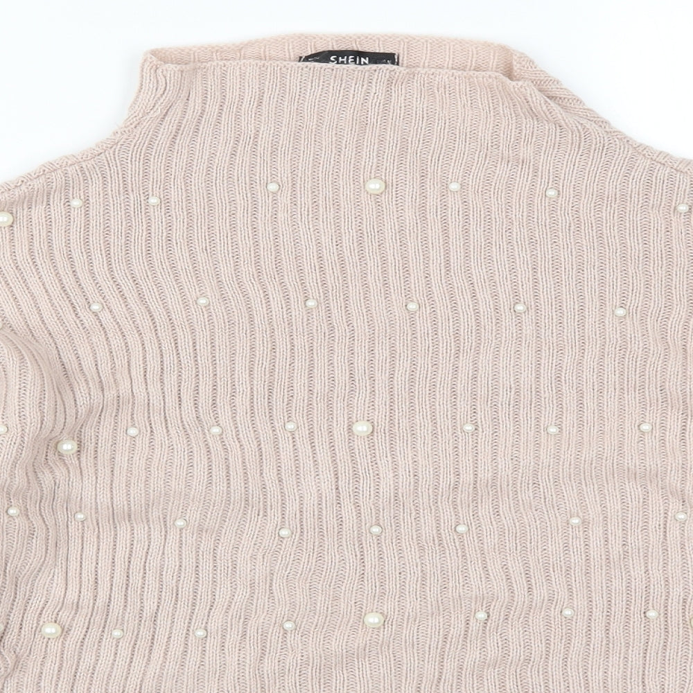 SheIn Womens Pink   Pullover Jumper Size M