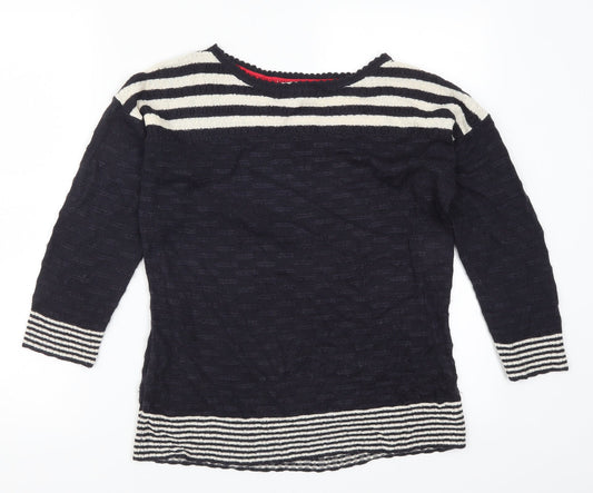 Womens UK Size 14 Per Una Blue Pullover Jumper