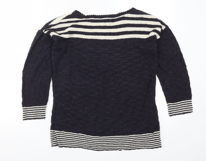 Womens UK Size 14 Per Una Blue Pullover Jumper