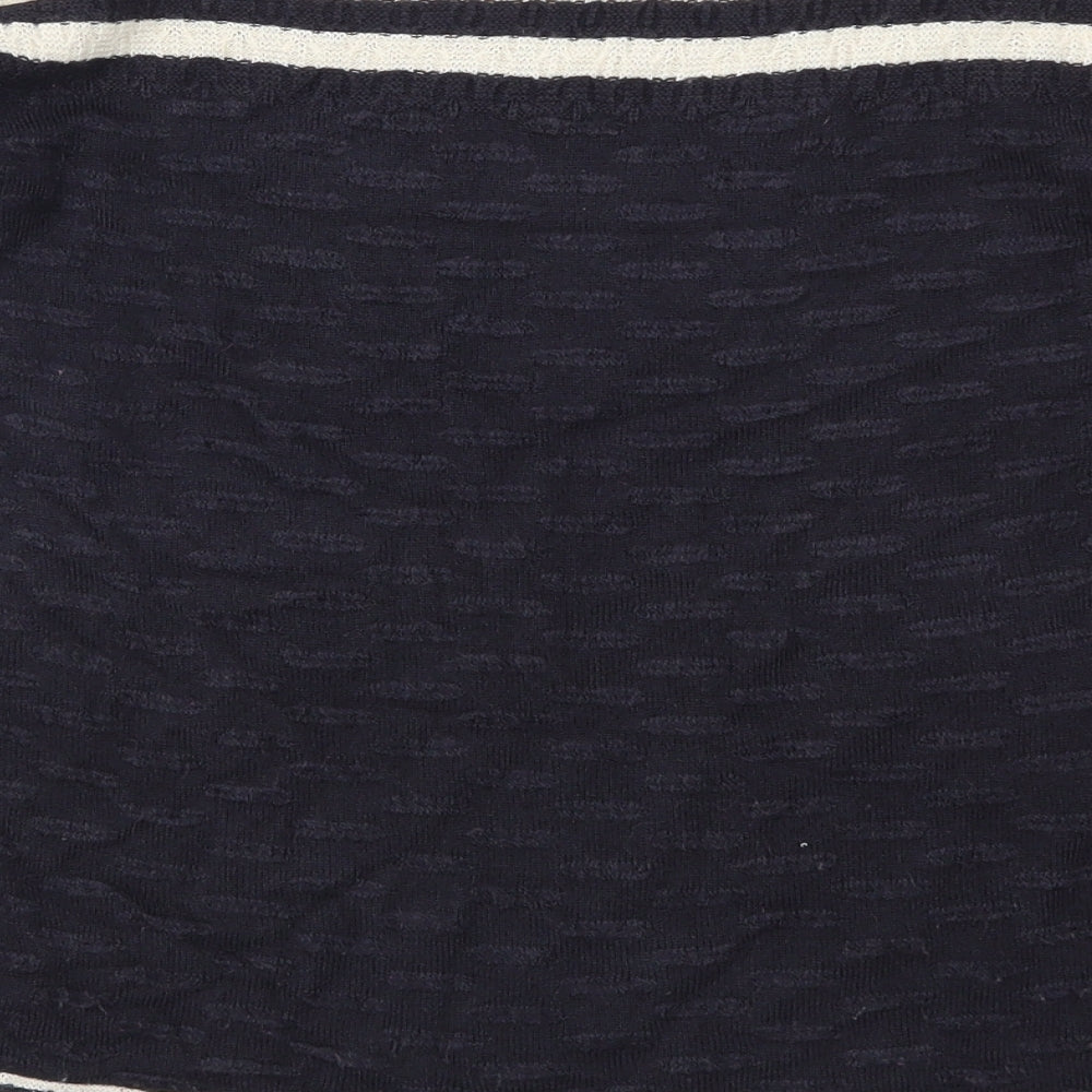 Womens UK Size 14 Per Una Blue Pullover Jumper