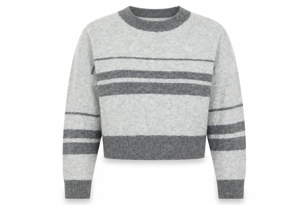 Womens UK Size 10 Topshop Grey Pullover Jumper