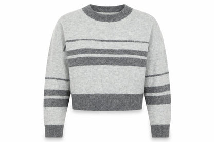 Womens UK Size 10 Topshop Grey Pullover Jumper