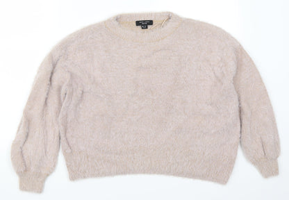 Womens UK Size M New Look Pink Pullover Jumper