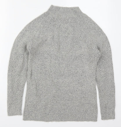 THINK POSITIVE Womens Grey  Knit Pullover Jumper Size M