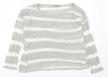 Womens UK Size 12 Atmosphere Grey Pullover Jumper