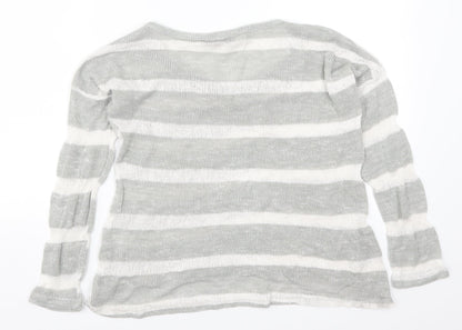 Womens UK Size 12 Atmosphere Grey Pullover Jumper