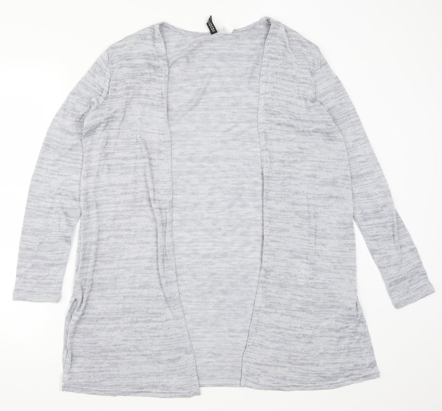 Womens UK Size M H&M Grey Cardigan Jumper