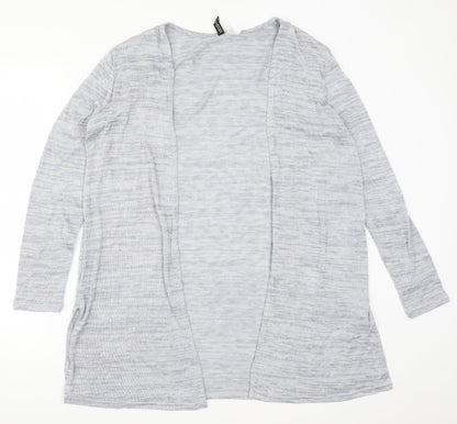 Womens UK Size M H&M Grey Cardigan Jumper