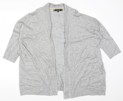 Womens UK Size 16 Principles Grey Cardigan Jumper