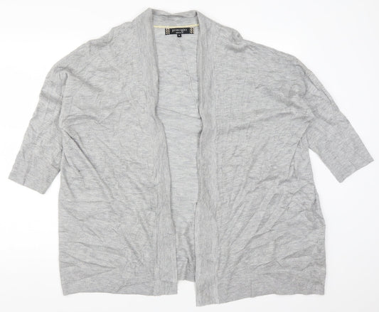 Womens UK Size 16 Principles Grey Cardigan Jumper