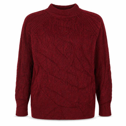 Womens UK Size M Papaya Red Pullover Jumper