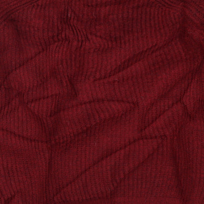 Womens UK Size M Papaya Red Pullover Jumper