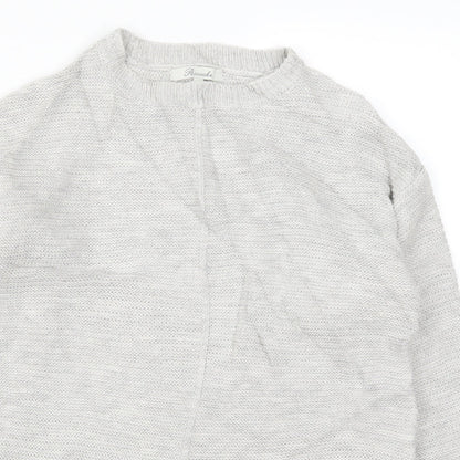Womens UK Size S Peacocks Grey Pullover Jumper