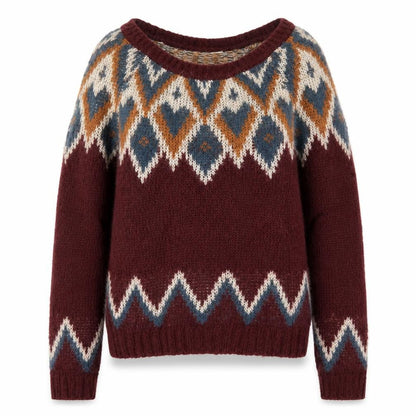 Womens UK Size 10 H&M Red Pullover Jumper