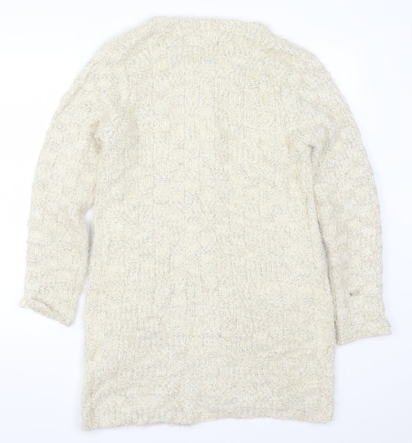 It Hippie Womens Beige  Knit Cardigan Jumper Size M