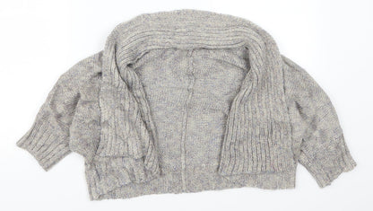 Womens UK Size 10 Matalan Grey Cardigan Jumper