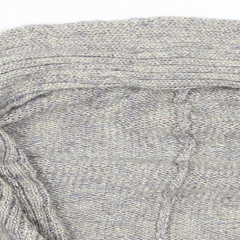 Womens UK Size 10 Matalan Grey Cardigan Jumper