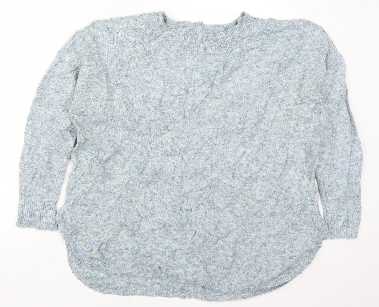 Womens UK Size 14 Marks and Spencer Blue Pullover Jumper