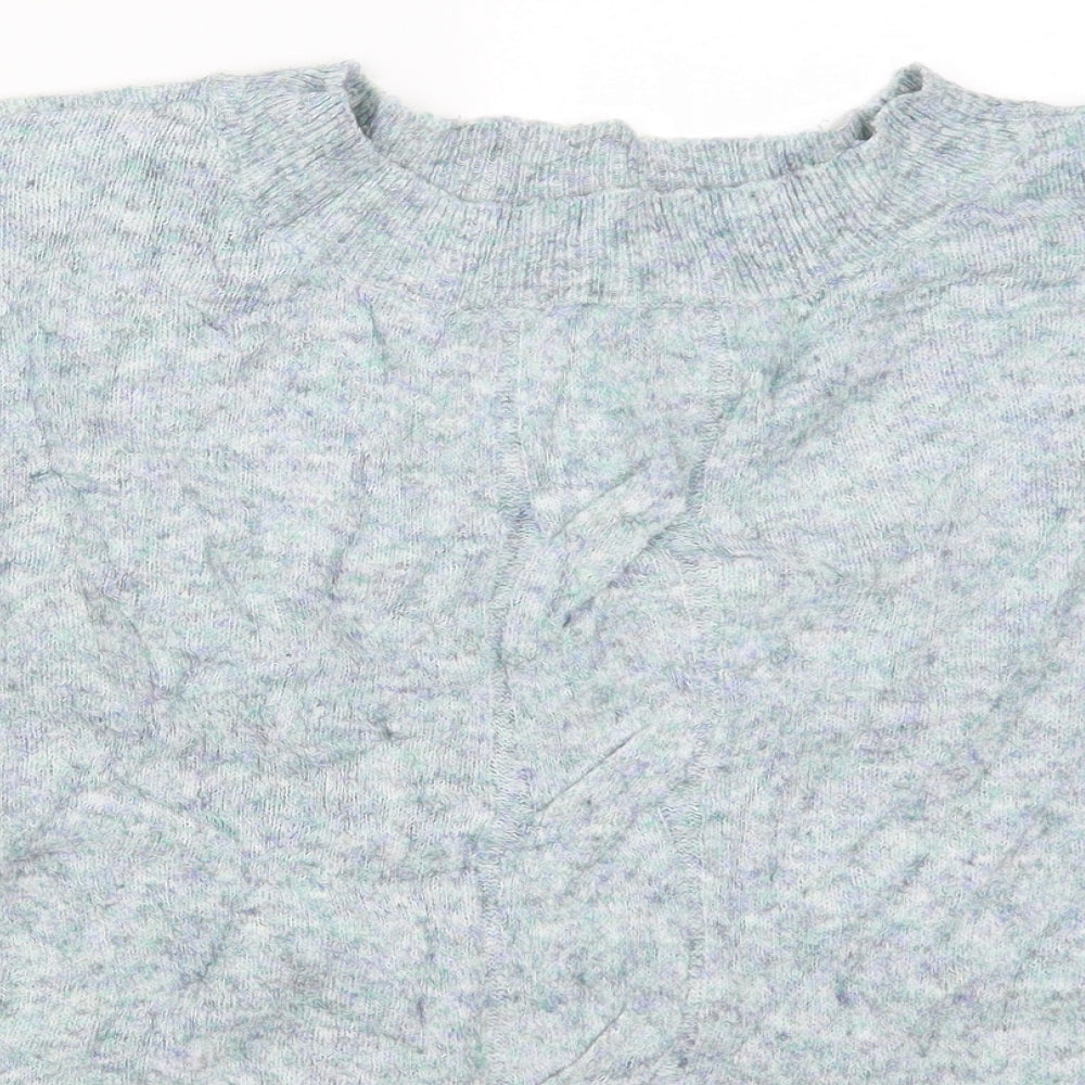 Womens UK Size 14 Marks and Spencer Blue Pullover Jumper
