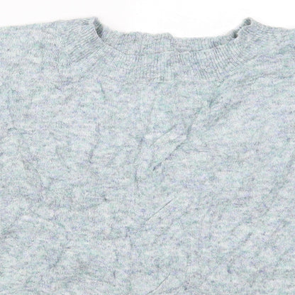 Womens UK Size 14 Marks and Spencer Blue Pullover Jumper