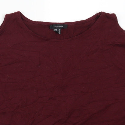 Atmosphere Womens Red   Basic T-Shirt Size 8