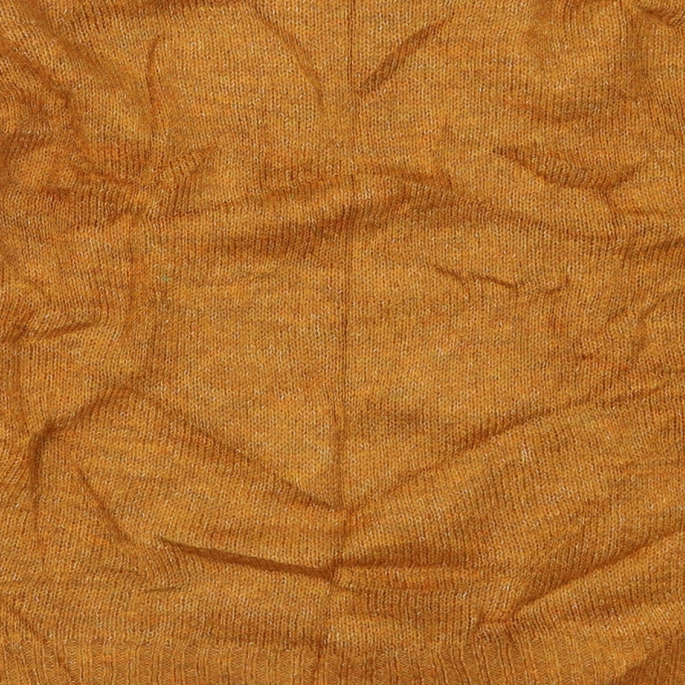 Womens UK Size S New Look Orange Pullover Jumper
