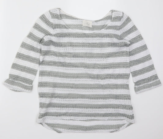 Womens UK Size 10 NEXT Grey Pullover Jumper