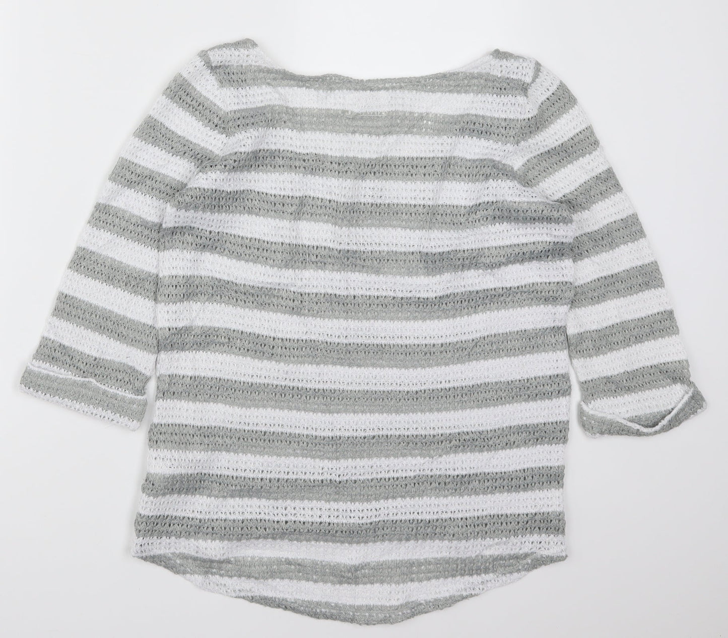 Womens UK Size 10 NEXT Grey Pullover Jumper